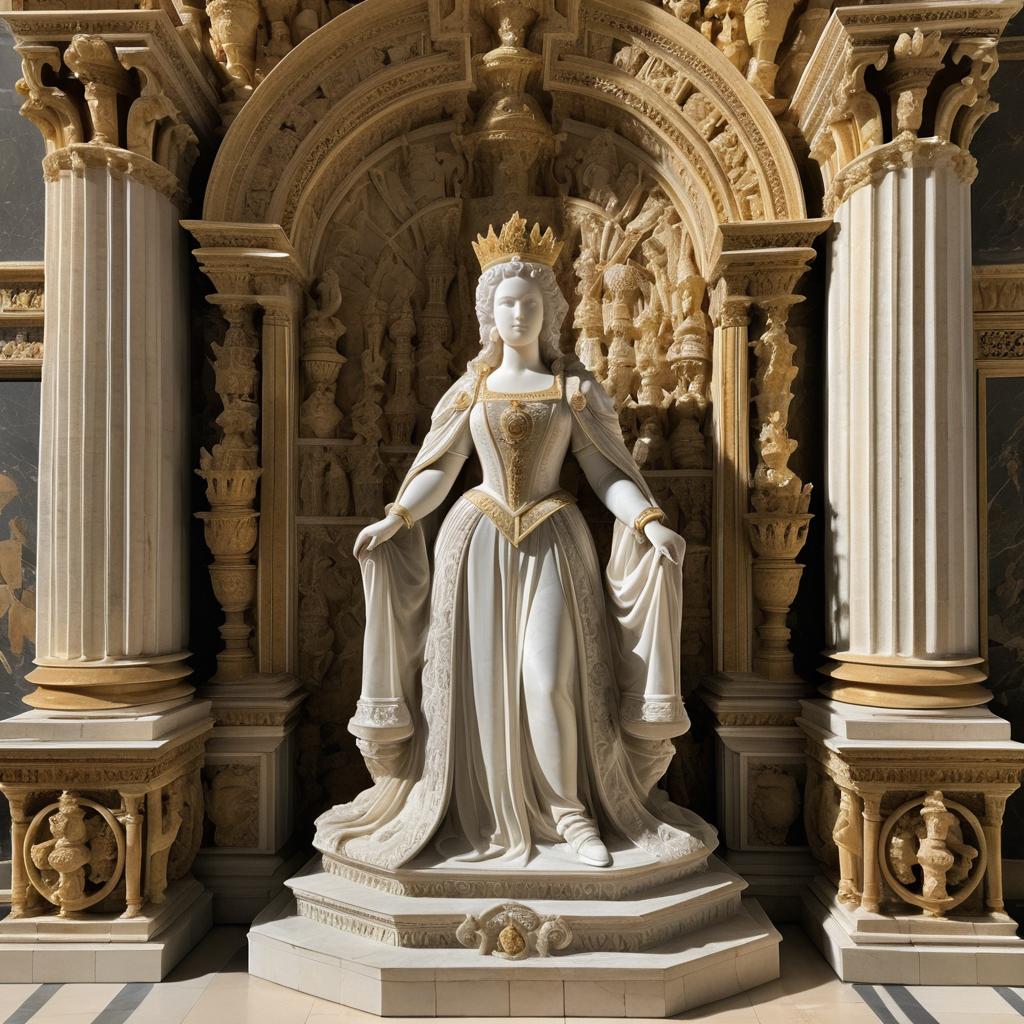 Regal Baroque Queen in Majestic Hall