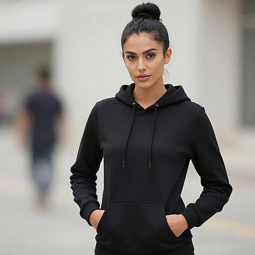 Realistic Modest Sportswear Woman