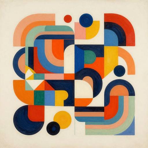 Mattioni-Inspired Vibrant Abstract Dreamscape