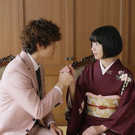 Intimate Indoor Portrait of Two People