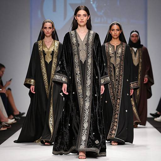 Elegant Arabic Fashion Runway Showcase