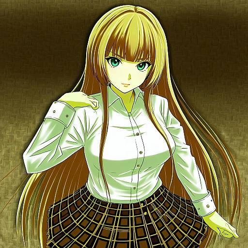 Illustration of Anne (shingeki no bahamut), shingeki no bahamut in the style of Negi (ulog'be)