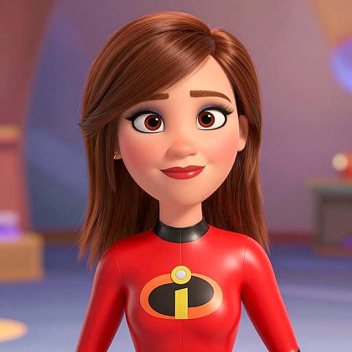 Photorealistic Portrait of a Superheroine