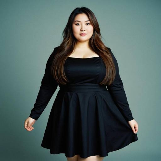 Elegant Plus Size Formal Dress Portrait