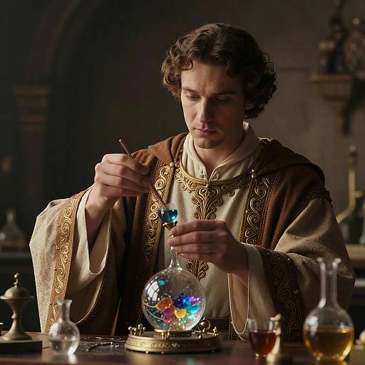 Alchemist Creating Marvelous Creations