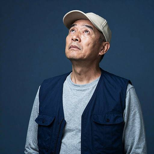 Intense Middle-Aged Man Portrait Photograph