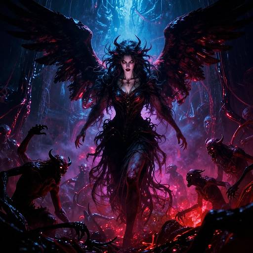 Vengeful Angel in Demon-Infested Abyss