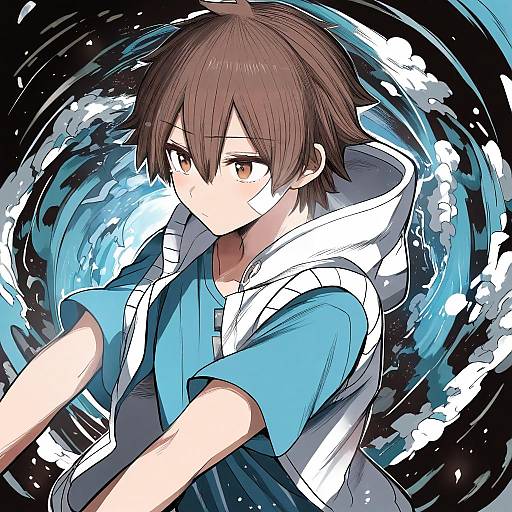 Illustration of Amamiya hibiya, kagerou project in the style of Zurikishi