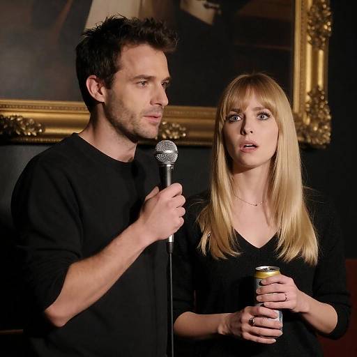 Dramatic Interaction in Ornate Setting