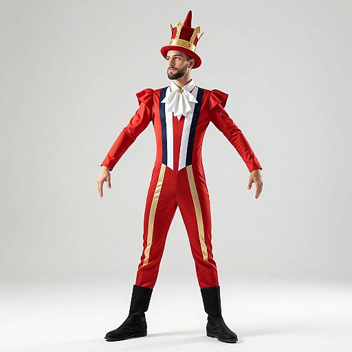 Circus-Themed Solo Male Dance Costume