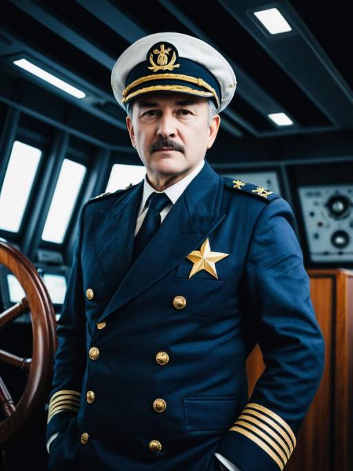 Cinematic Portrait of a Ship Captain