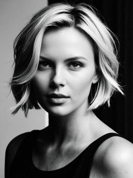 Candid Studio Photo of Bob Hairstyle