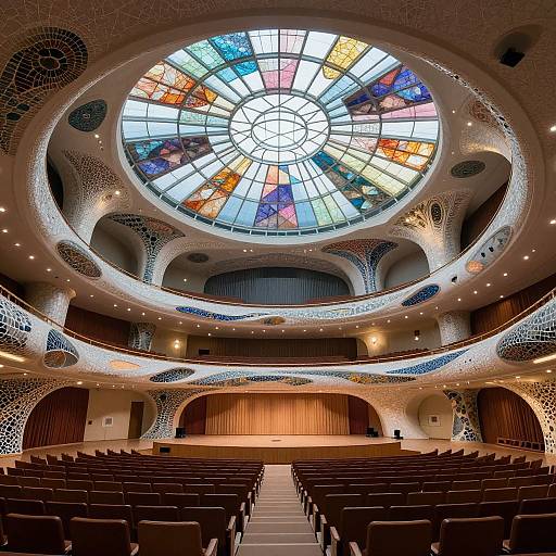 Futuristic Concert Hall Interior Design