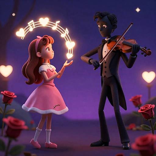 Nightmare Before Valentine's Stitched Serenade