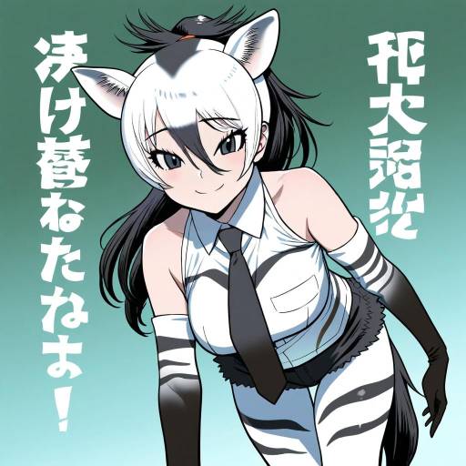 Illustration of Aardwolf (kemono friends), kemono friends in the style of Tatsunami youtoku