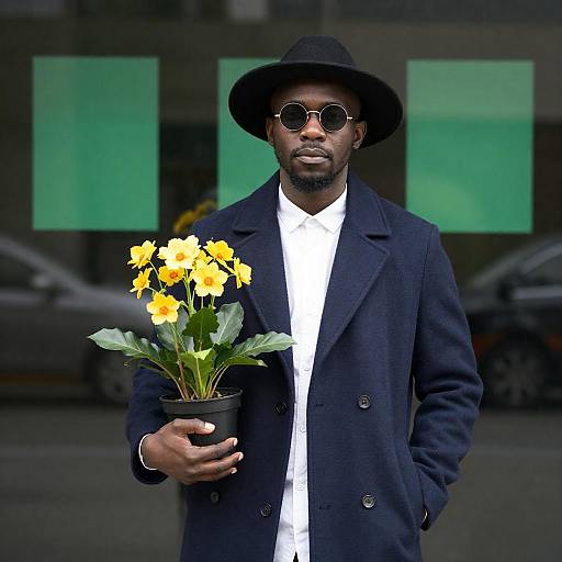 Fashionable Portrait of a Black Man