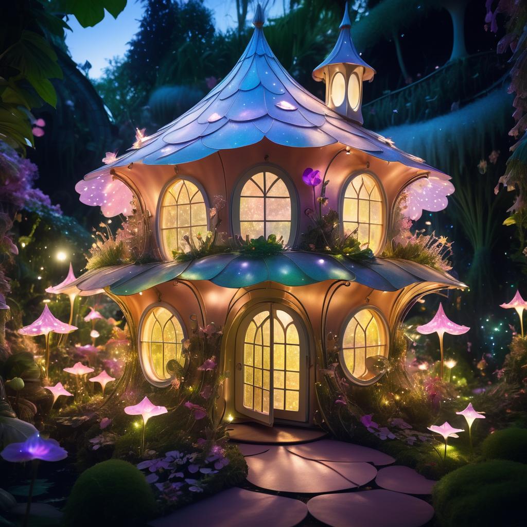 Whimsical Fairy in Botanical Wonderland