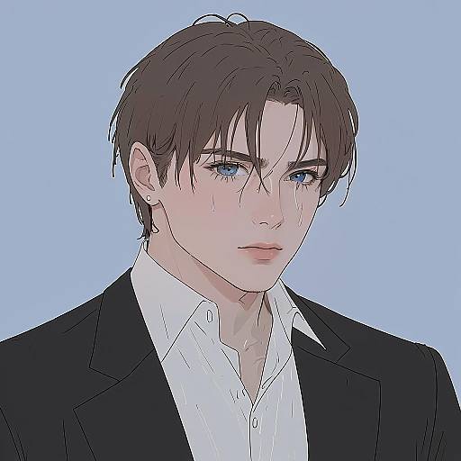 Illustration of Artem wing (tears of themis), tears of themis in the style of Drawfag