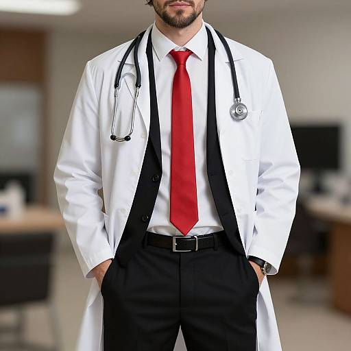 Realistic Male Doctor Halloween Costume