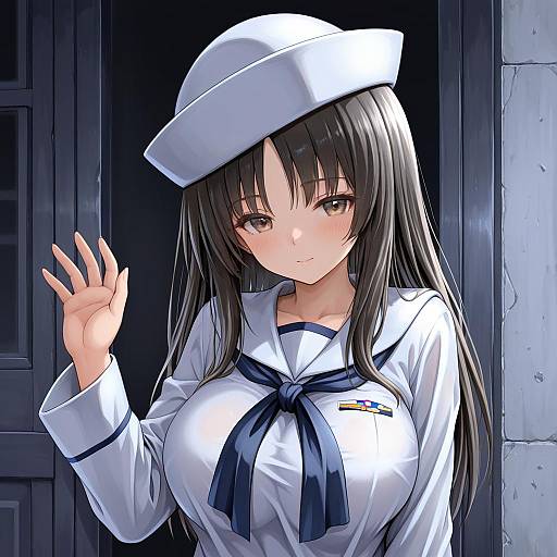 Illustration of Murakami (girls und panzer), girls und panzer in the style of Fujishima shinnosuke