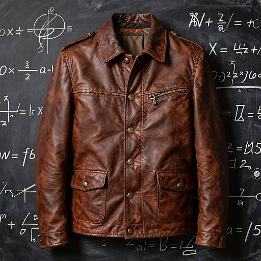 Vintage Professor Jacket with Equations