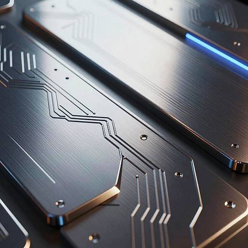 Futuristic Metallic Sci-Fi Panel Textures