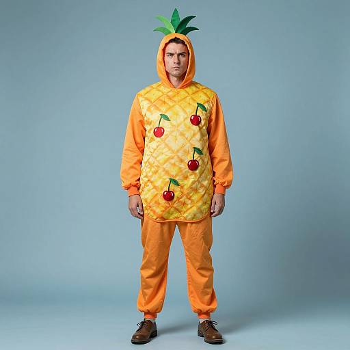 Man in Pineapple Fruit Costume