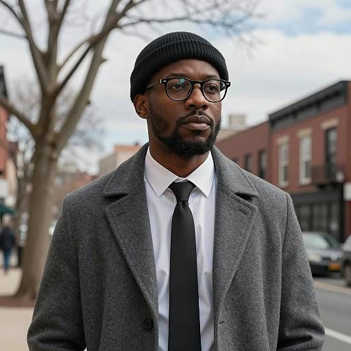 Urban Portrait of a Black Man
