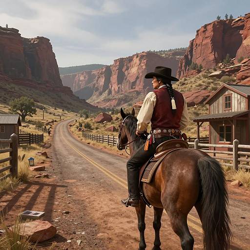 Cinematic Saloon Card Game in Wild West