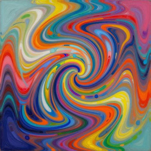 Vibrant Abstract Wiggle Motion