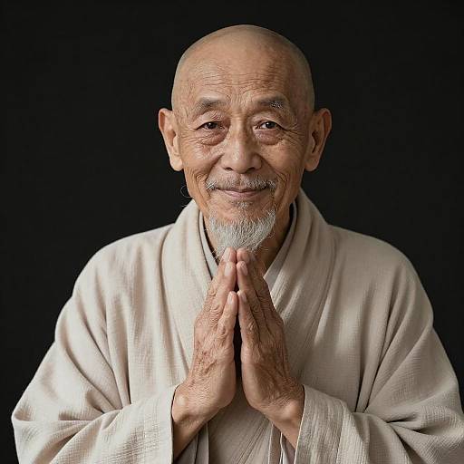 Realistic Portrait of an Elderly Man