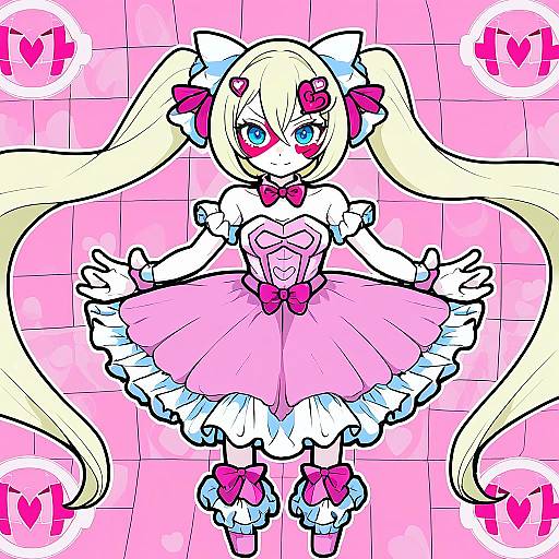 Illustration of Harime nui, kill la kill in the style of Mel/a