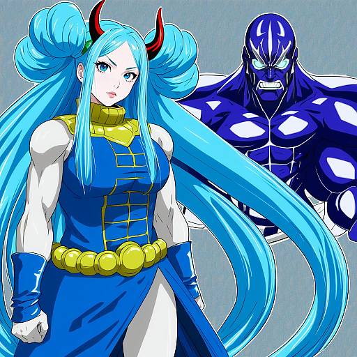 Illustration of Hadou nejire, boku no hero academia in the style of Ld (luna dial398)