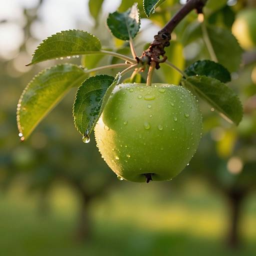 Golden Hour Apple on Branch
