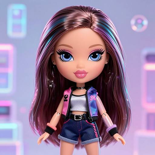 AI Bratz Doll with Futuristic Style