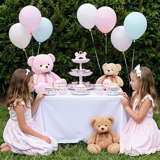 Charming Tea Party for Little Girls