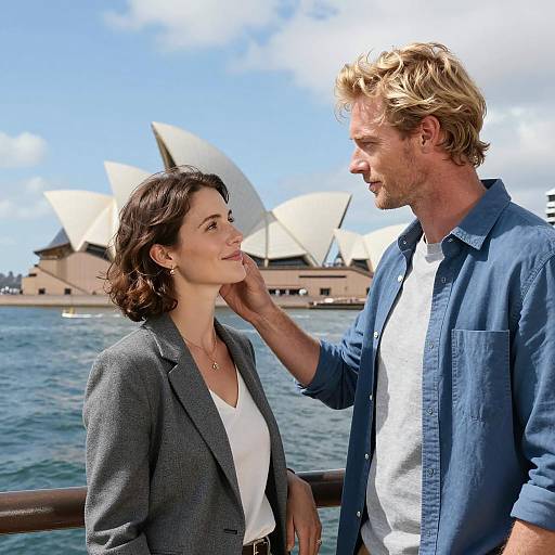Romantic Moment by Sydney Harbor
