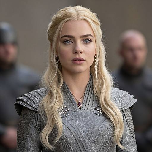 Photorealistic Blonde in Dorne Costume