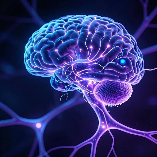 Vibrant Synaptic Neural Network Art