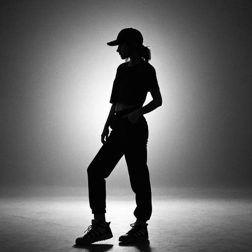 Silhouette of Woman in Baseball Cap