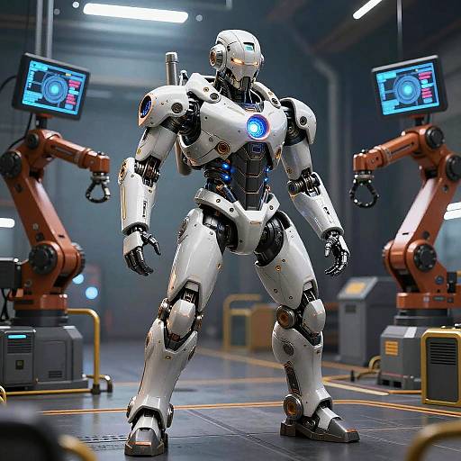 Battle-Ready Sci-Fi Power Suit