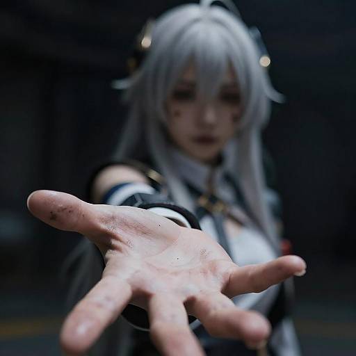 Cinematic Close-Up of Amiya from Arknights