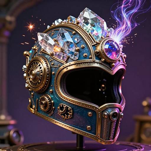 Fantasy Magical Helmet Forging