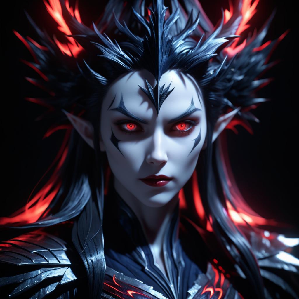 Cinematic Vengeful Spirit in Dark Atmosphere