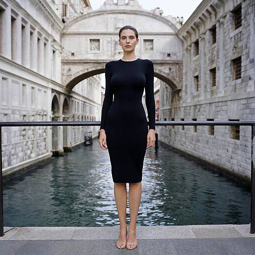 Elegant Woman by Ponte dei Sospiri