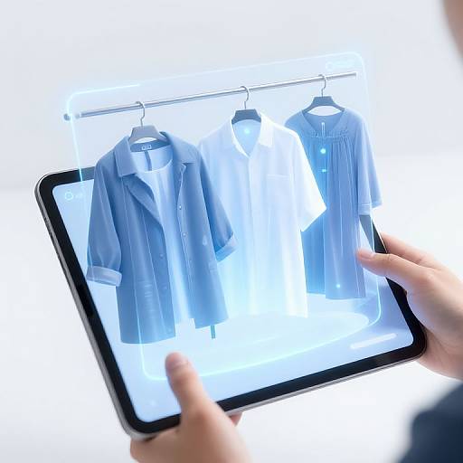 Futuristic Xray Clothes AR Visualization