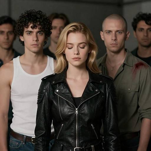 Dramatic Portrait of Diverse Group