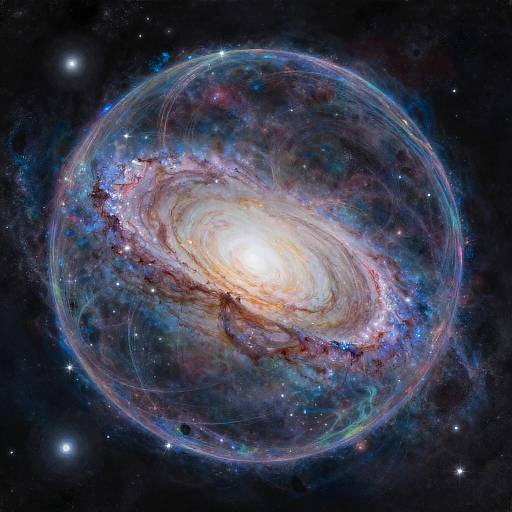 Whimsical Milky Way Galaxy Orb