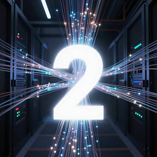 Futuristic Fiber-Optic Data Network