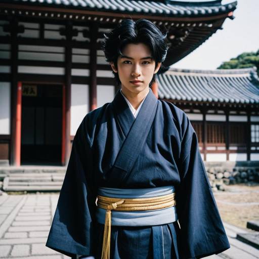 Solo Shinso in Traditional Japanese Costume